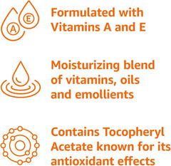 Amazon Basics Moisturizing Body Oil for Skin with Vitamins A & E, Antioxidant Skincare Oil, 6.7 fl oz