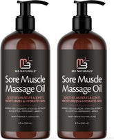 Arnica Sore Muscle Massage Oil for Massage Therapy - with Collagen Stem Cells Arnica and Menthol - Multipurpose Instant Absorption Full Body Massage Oil by M3 (Pack of 2)