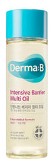 Derma B | Intensive Barrier Multi Body Oil | Moisturizing Non-Sticky Multi-Use Oil After Shower | 10 Botanical Skin Oil for Sensitive Skin | Korean Body Oils for Women & Men | 4.56 fl oz (135ml)