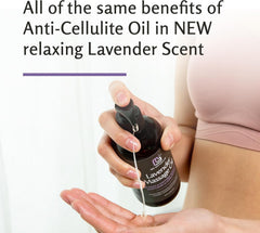 Lavender Massage Oil with Collagen and Stem Cells - Skin Firming Therapy Oil for Cellulite and Quick Absorption on Bum, Thighs, and Belly, 8 fl oz (Pack of 2) by M3