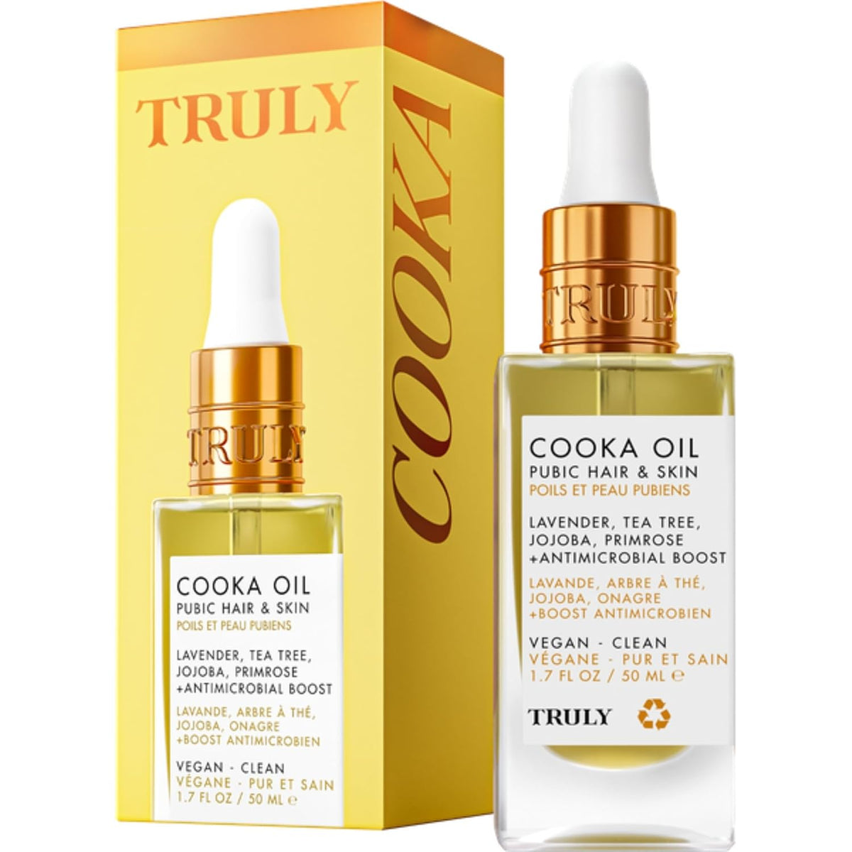 Truly Cooka Collection | Soothing & Hydrating Treatment for Sensitive Areas | Prevents Irritation and Ingrown Hair in Bikini Line & Intimate Areas