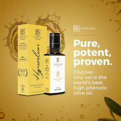 HYPERELEON Master Pack | Green + Gold + Ultra Gold | Premium, Organic, Extremely High Phenolic, Greek Extra Virgin Olive Oil 100% Pure | Bio & Unfiltered | 107 INTERNATIONAL Awards | 3x 260ml